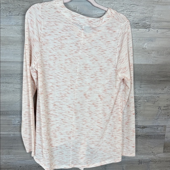Lane Bryant Pink Long Sleeve Top with Button Detail - Picture 9 of 9